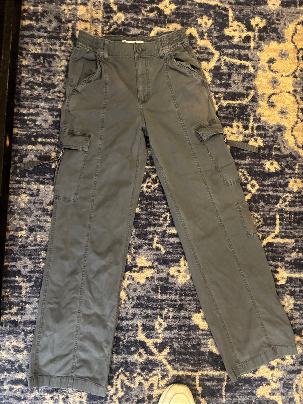 SO grey Straight-Leg Utility Pants